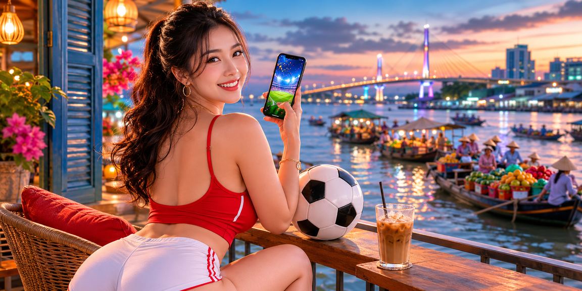 Quán cà phê Cần Thơ với cảnh xem bóng đá và bảo vệ dữ liệu cá nhân